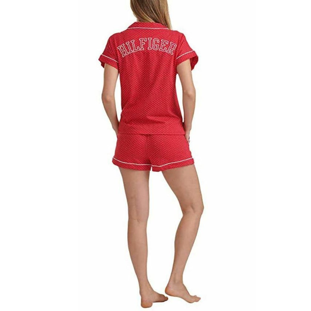 Tommy Hilfiger Ladies' 2-piece Short PJ Pajama Set - Picture 3 of 5